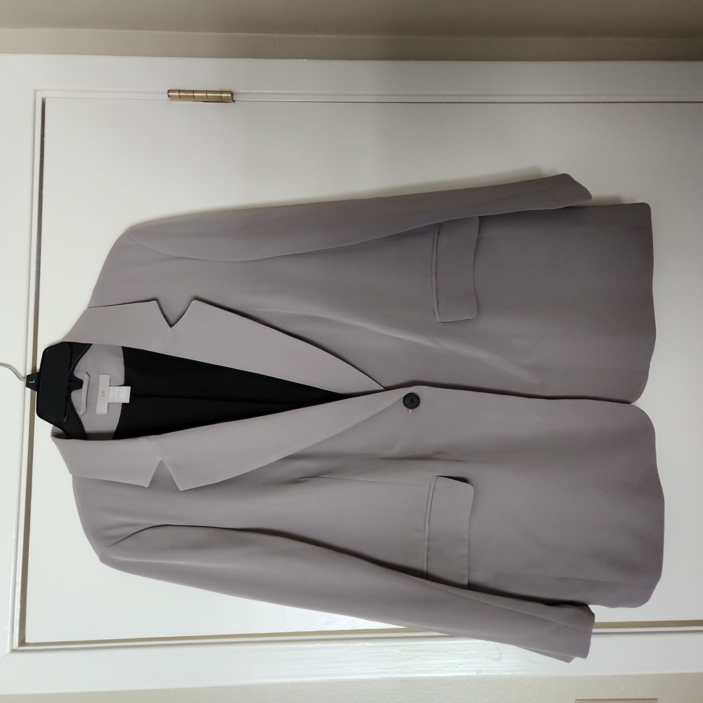 H&M Gray Womens Blazer